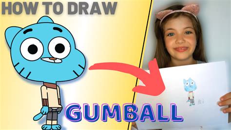 how to draw gumball characters|How to draw Gumball family